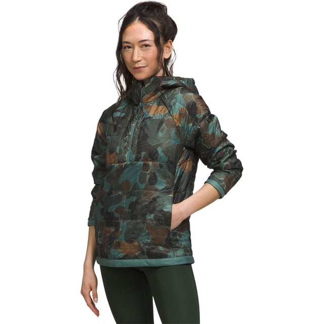 The North Face Circaloft Quarter Zip Pullover - Womens Camo / S