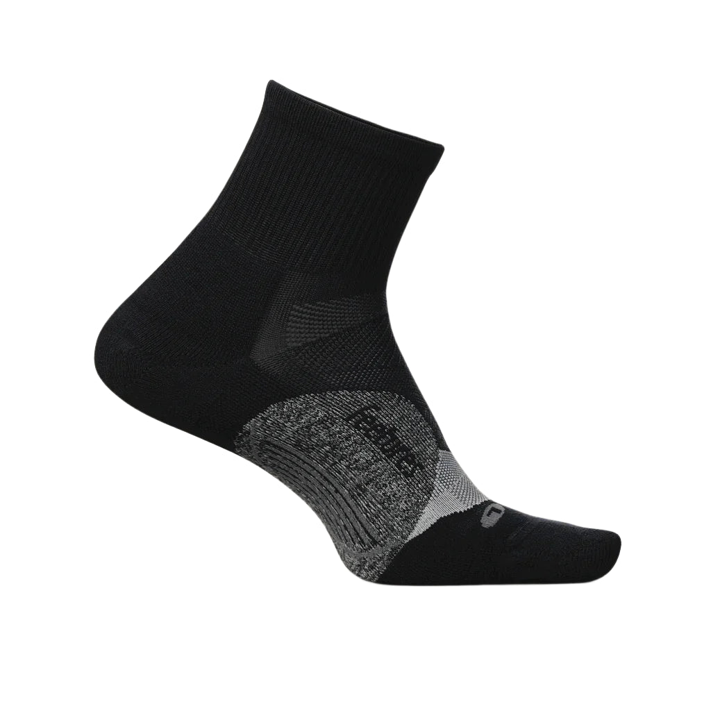 Feetures Elite Light Cushion Quarter - Mens Black / M