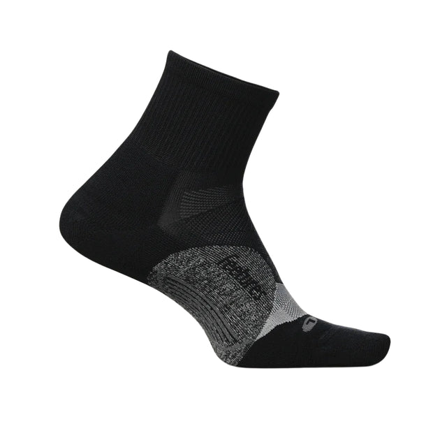 Feetures Elite Light Cushion Quarter - Mens Black / M