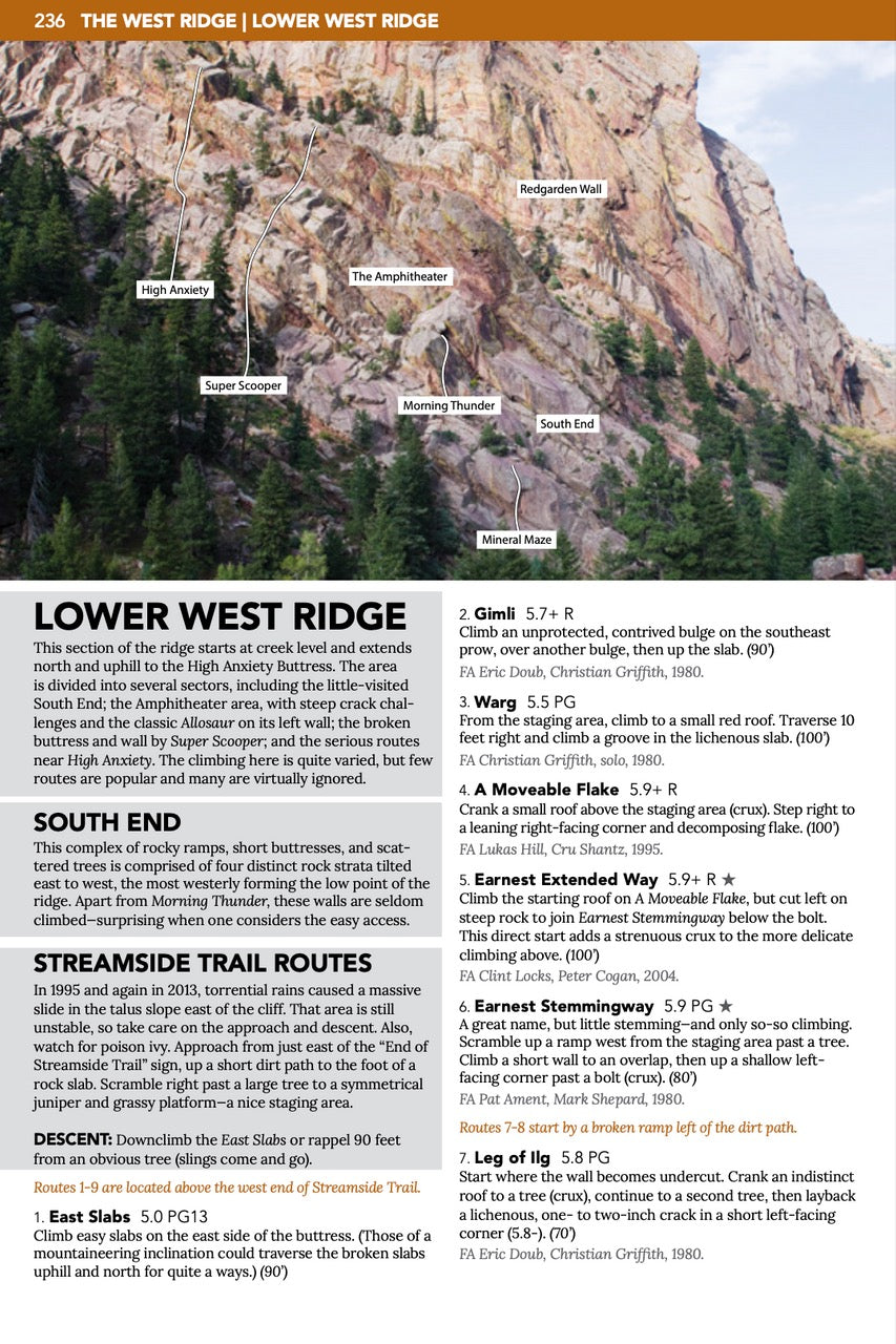 Sharp End Eldorado Canyon Guide 4th Ed.