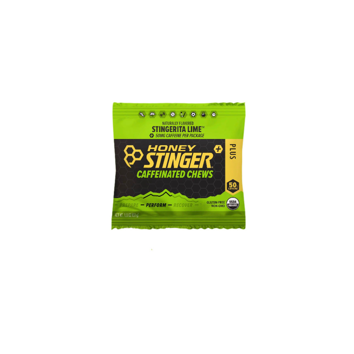 Honey Stinger Caffeinated Energy Chews Stingerita Lime