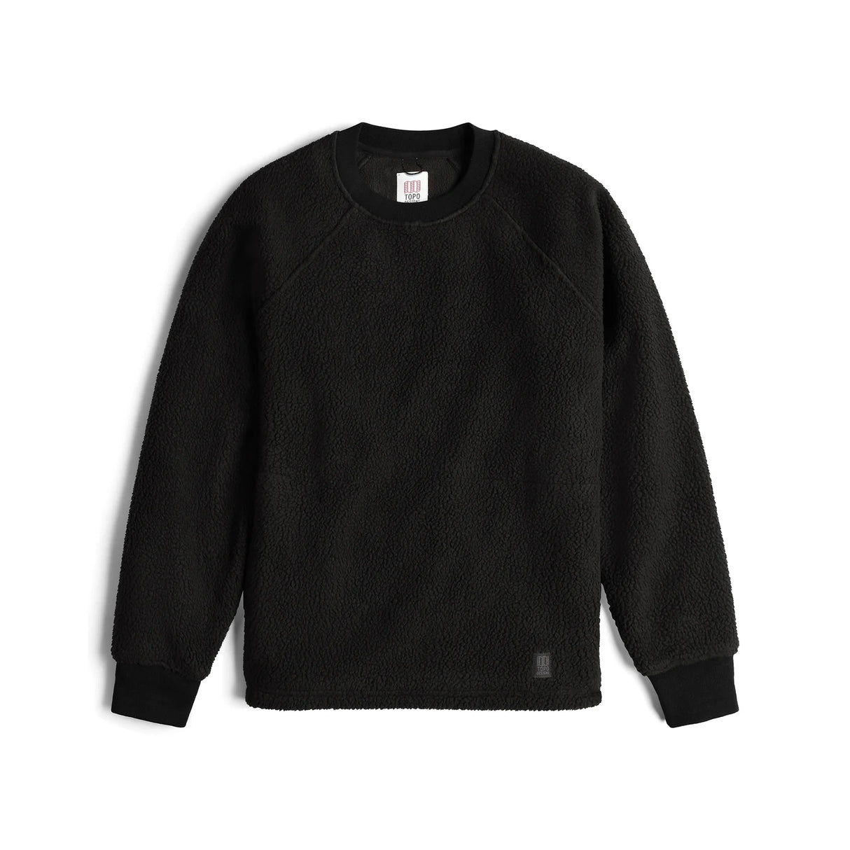 Topo Designs Moountain Fleece Crew - Mens Black / S