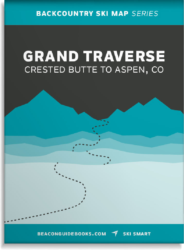 BEACON GUIDE BOOKS Ski Map Grand Traverse MAP