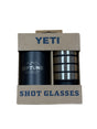 Yeti Coolers Yeti Shot Glasses & Case - Neptune Logo Black