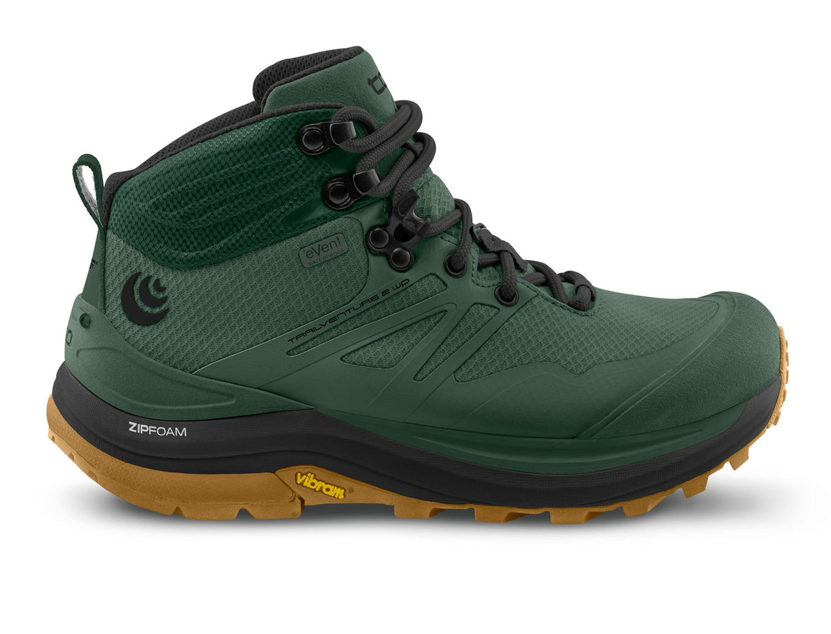 Topo Athletic Trailventure 2 Waterproof - Mens DarkGreen/Clay / 8