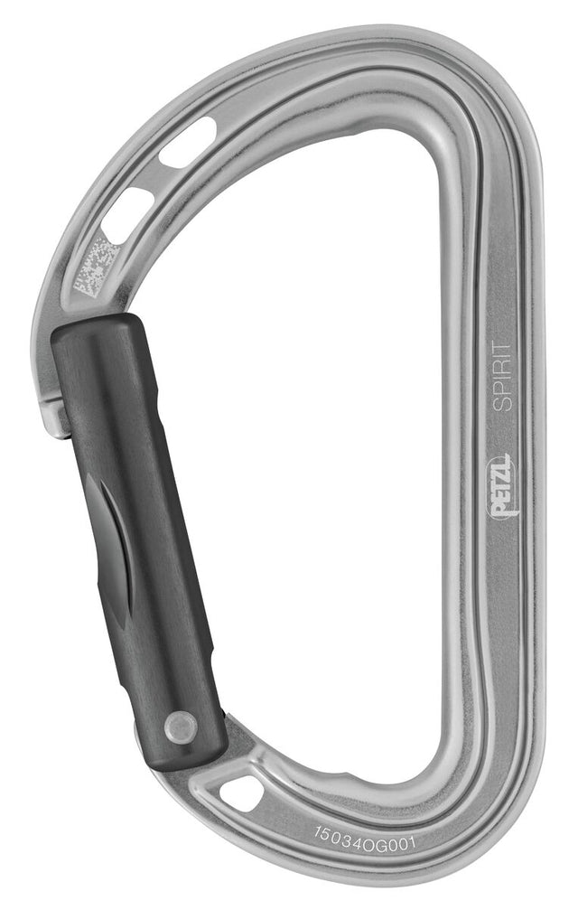 Petzl Spirit Straight Carabiner Gray