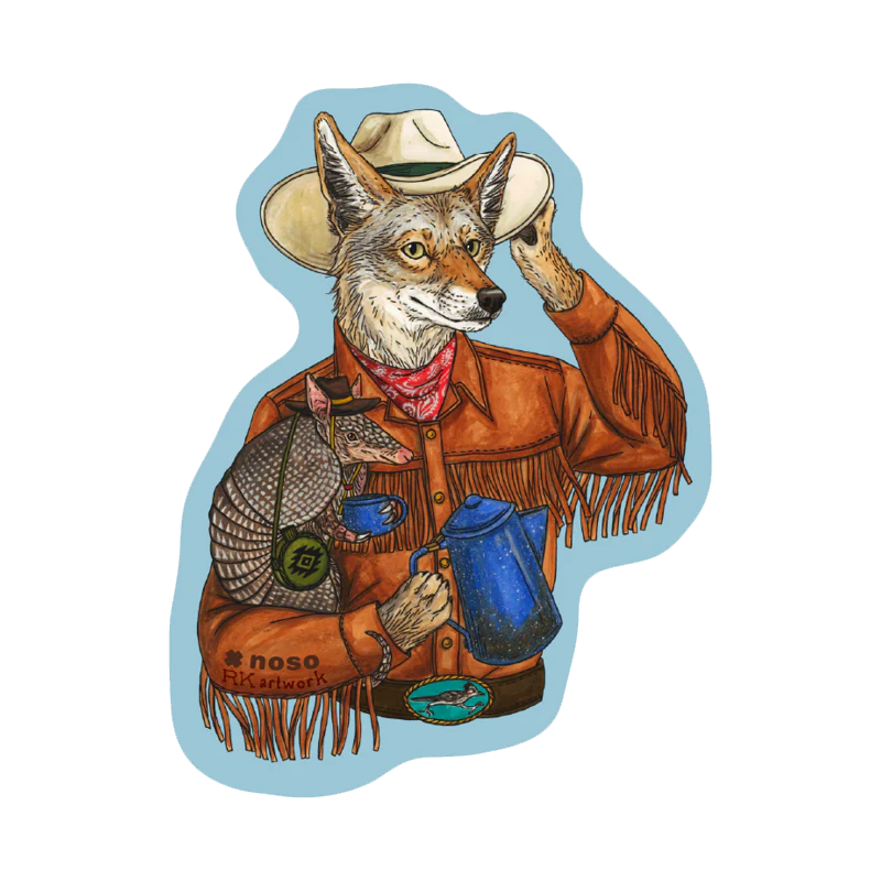NOSO Patches Coyote Cowboy Coffee