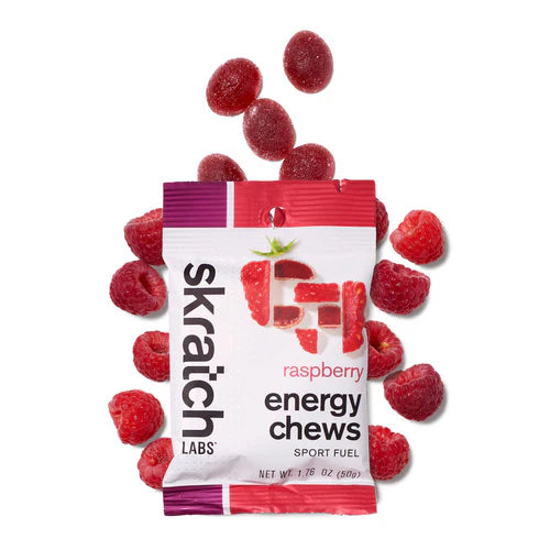 Skratch Labs Energy Chews Sport Fuel Raspbery