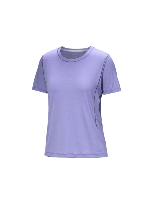 Arcteryx Lana Merino Wool Crew Short Sleeve - Womens Moonstone
