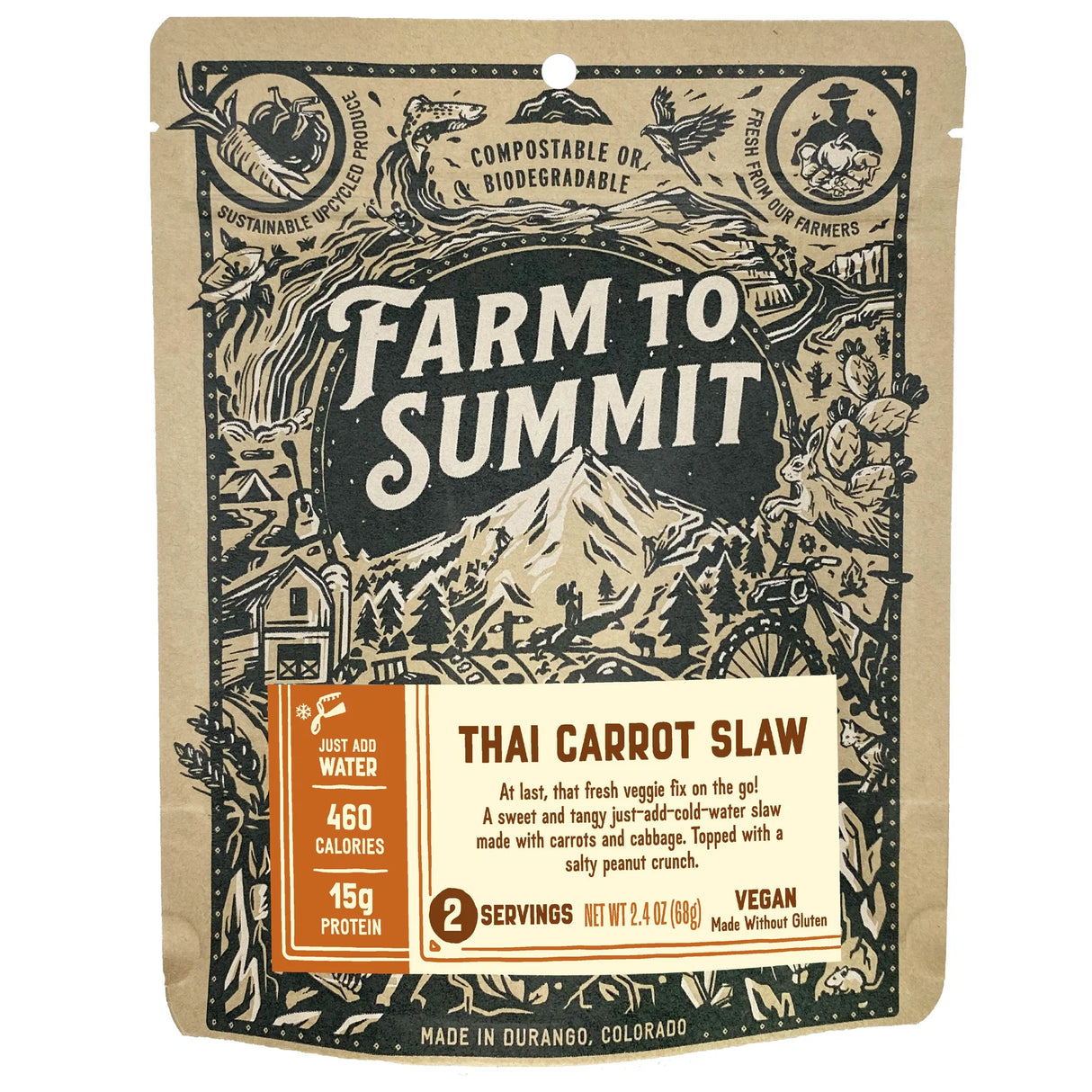 Farm to Summit Thai Carrot Slaw