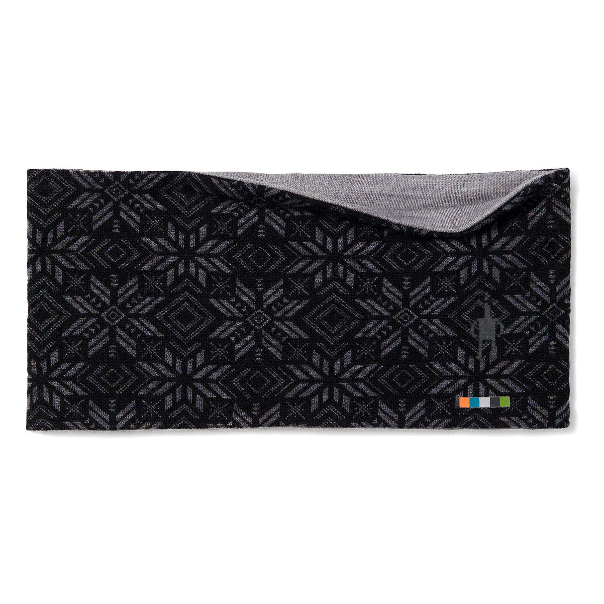 Smartwool Thermal Merino Reversible Headband BLACK DIGI SNOW