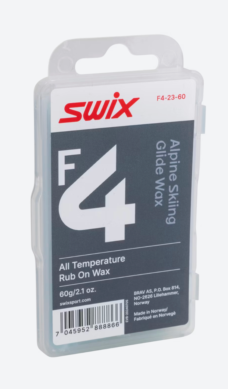 Swix F4 Glidewax Rub-on w/Cork 60g