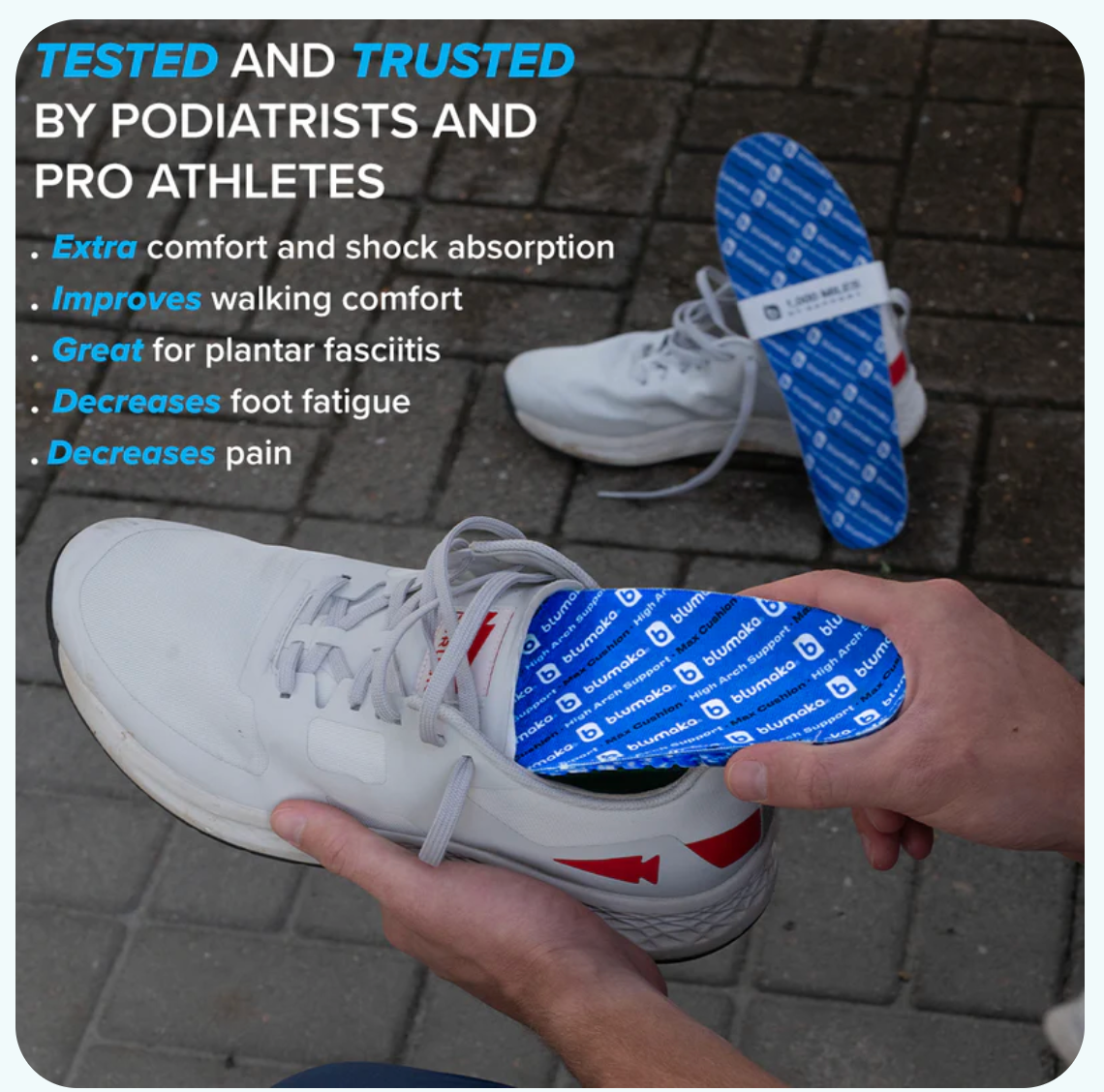 Blumaka - Max Cushion - Medium Arch Support