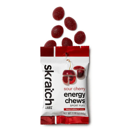 Skratch Labs Energy Chews Sport Fuel Cherry + Caffeine