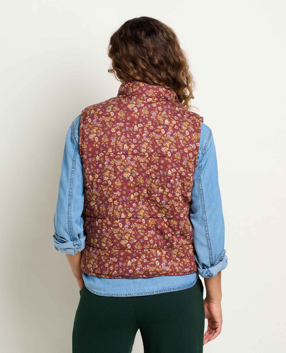 Manzana Quilted Sherpa Vest - Women's
