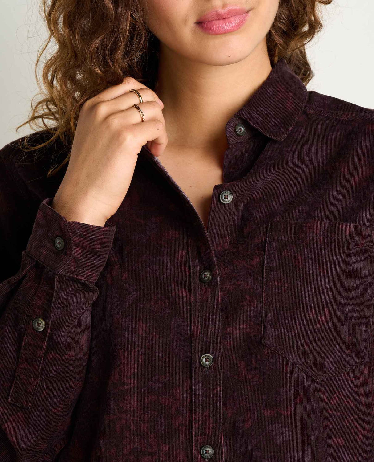 Cattail Cord Long Sleeve Shirt - Women's