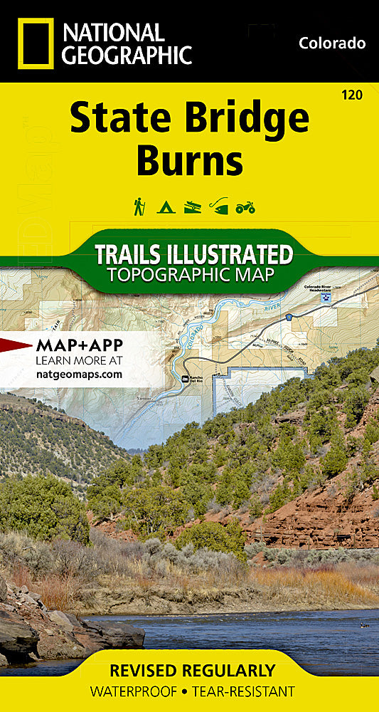 National Geographic Maps State Bridge, Burns Map
