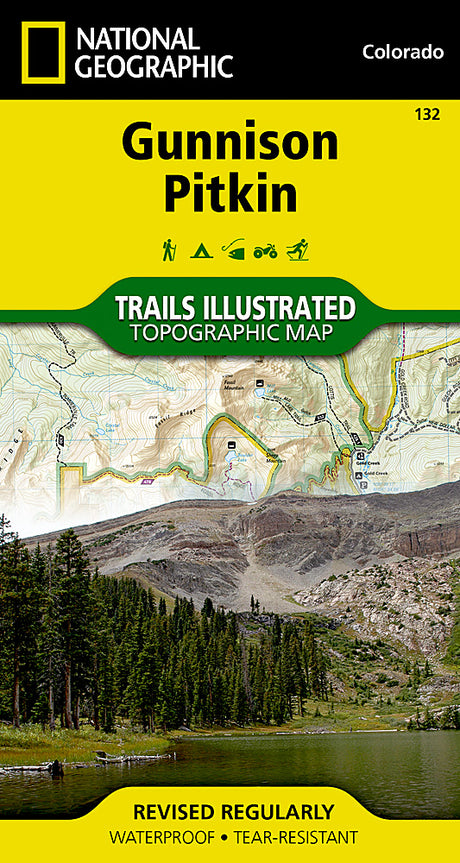 National Geographic Maps Gunnison, Pitkin Map