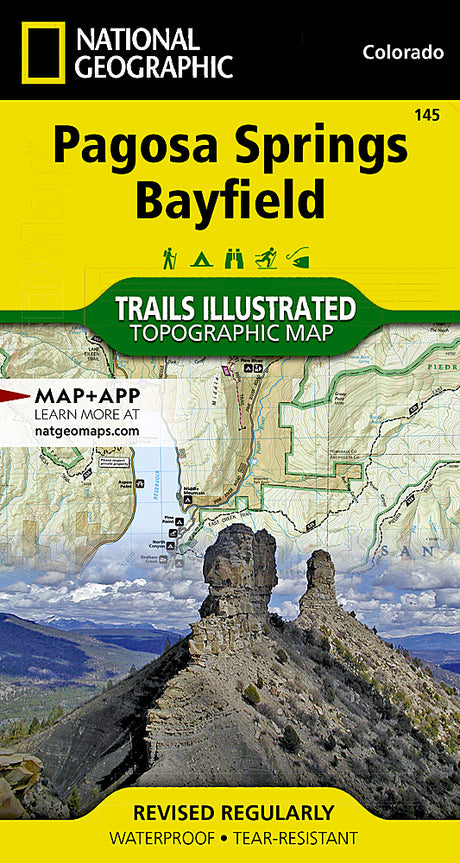 National Geographic Maps Pagosa Springs, Bayfield Map