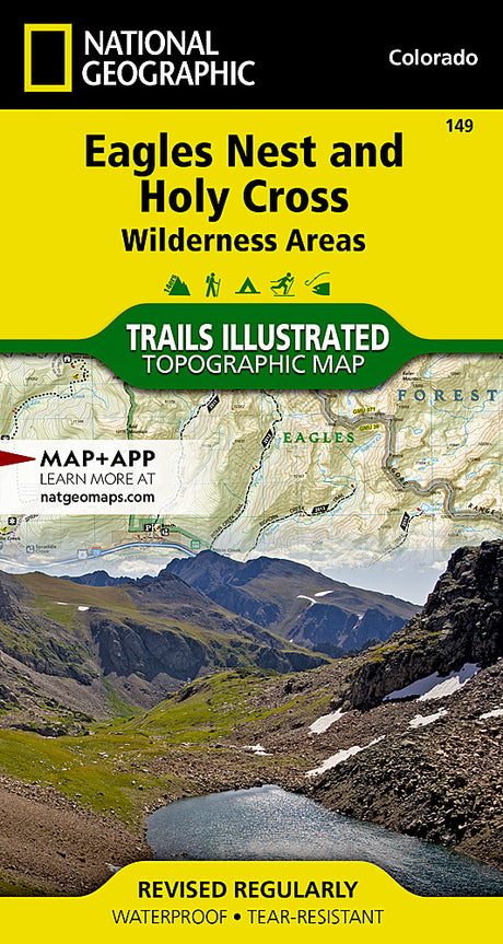 National Geographic Maps Eagles Nest and Holy Cross Wilderness Areas Map