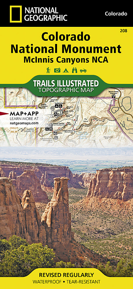 National Geographic Maps Colorado National Monument Map: McInnis Canyons National Conservation Area