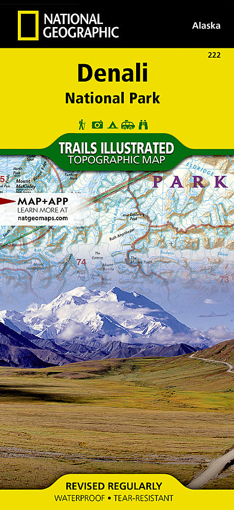 National Geographic Maps Denali National Park and Preserve Map