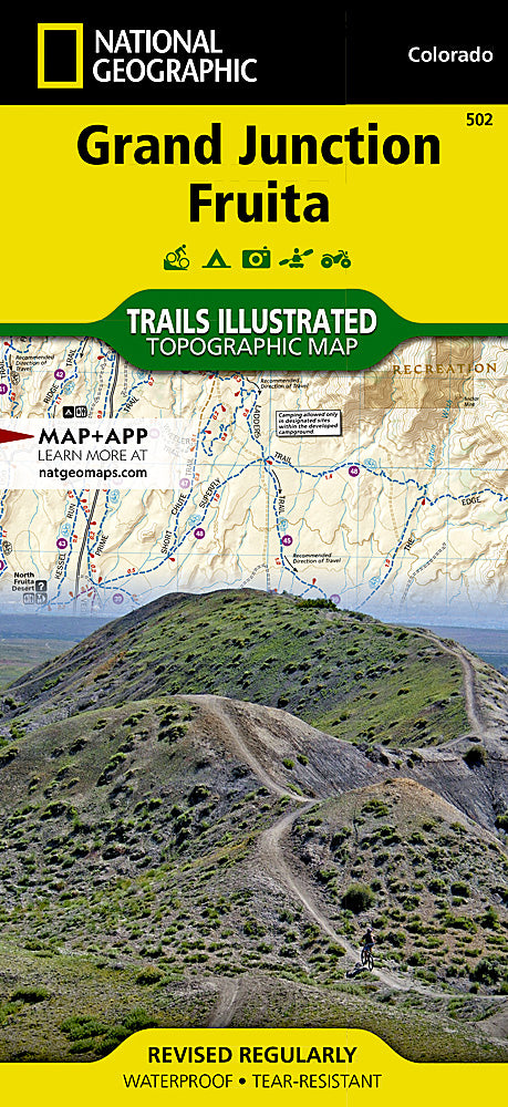 National Geographic Maps Grand Junction, Fruita Map
