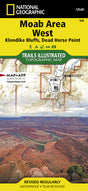 National Geographic Maps Moab Area West: Klondike Bluffs, Dead Horse Point Map