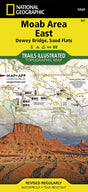 National Geographic Maps Moab Area East: Dewey Bridge, Sand Flats Map