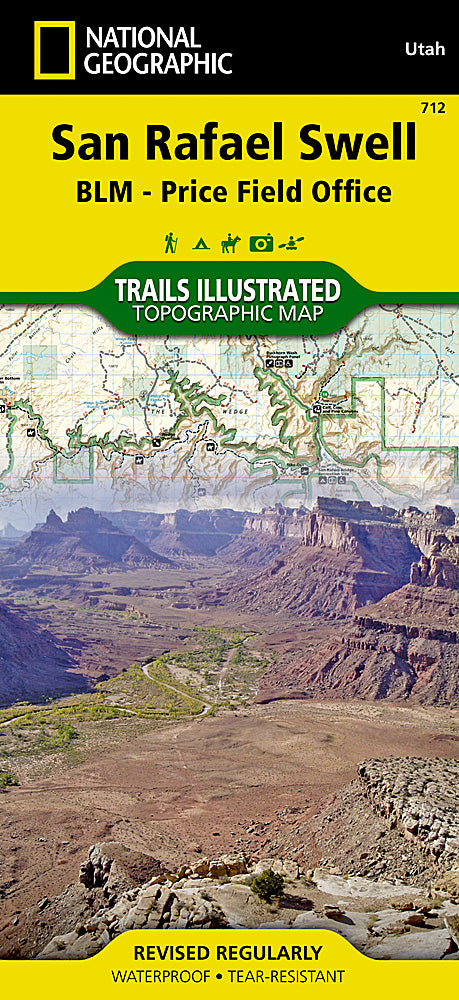 National Geographic Maps San Rafael Swell Map (BLM - Price Field Office)