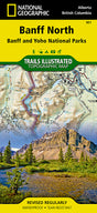 National Geographic Maps Banff North Map: Banff and Yoho National Parks