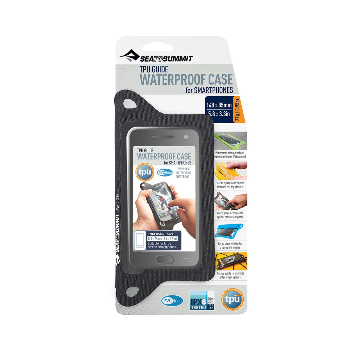Sea to Summit TPU Guide Waterproof Smartphone Case Black
