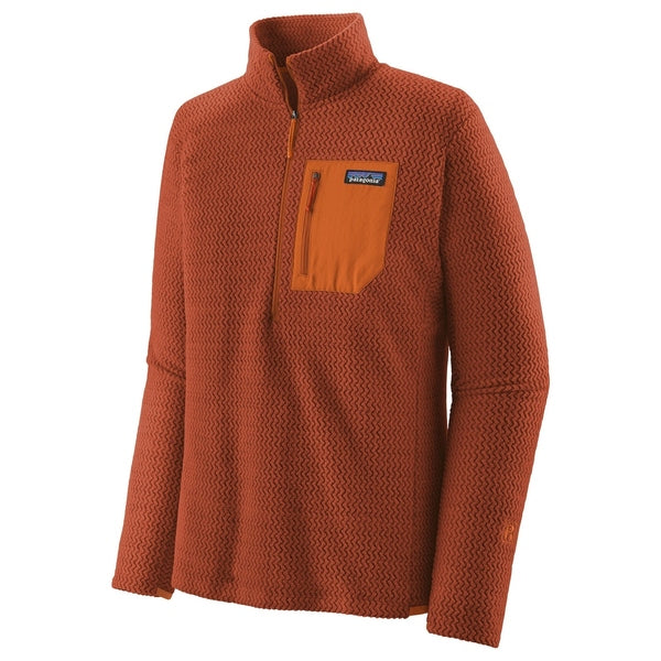 Patagonia R1 Air Zip Neck - Mens - Past Season Burnished Red / XL