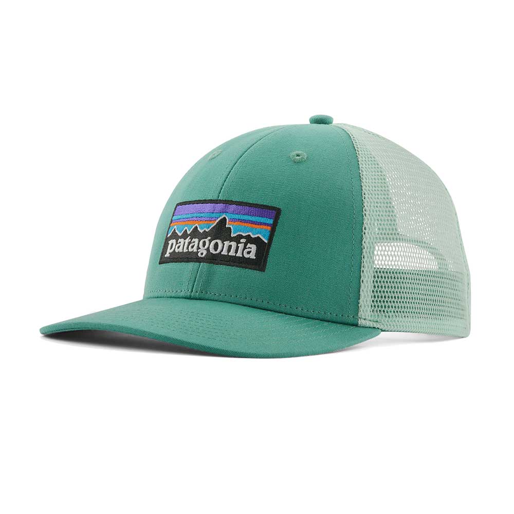 Patagonia P-6 Logo LoPro Trucker Hat Heartleaf Green