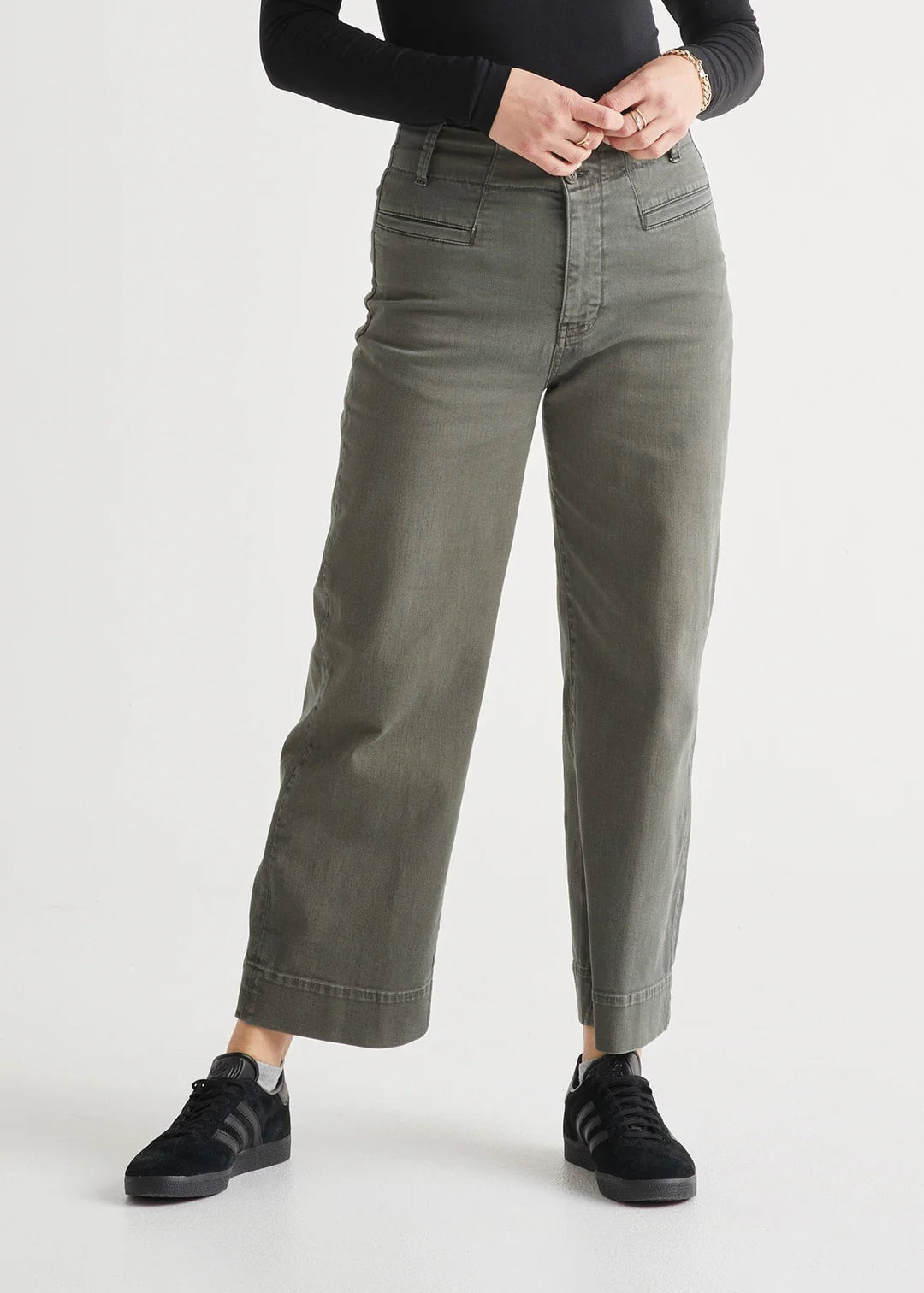 Duer LuxTwill High Rise Trouser - Womens Thyme / 28