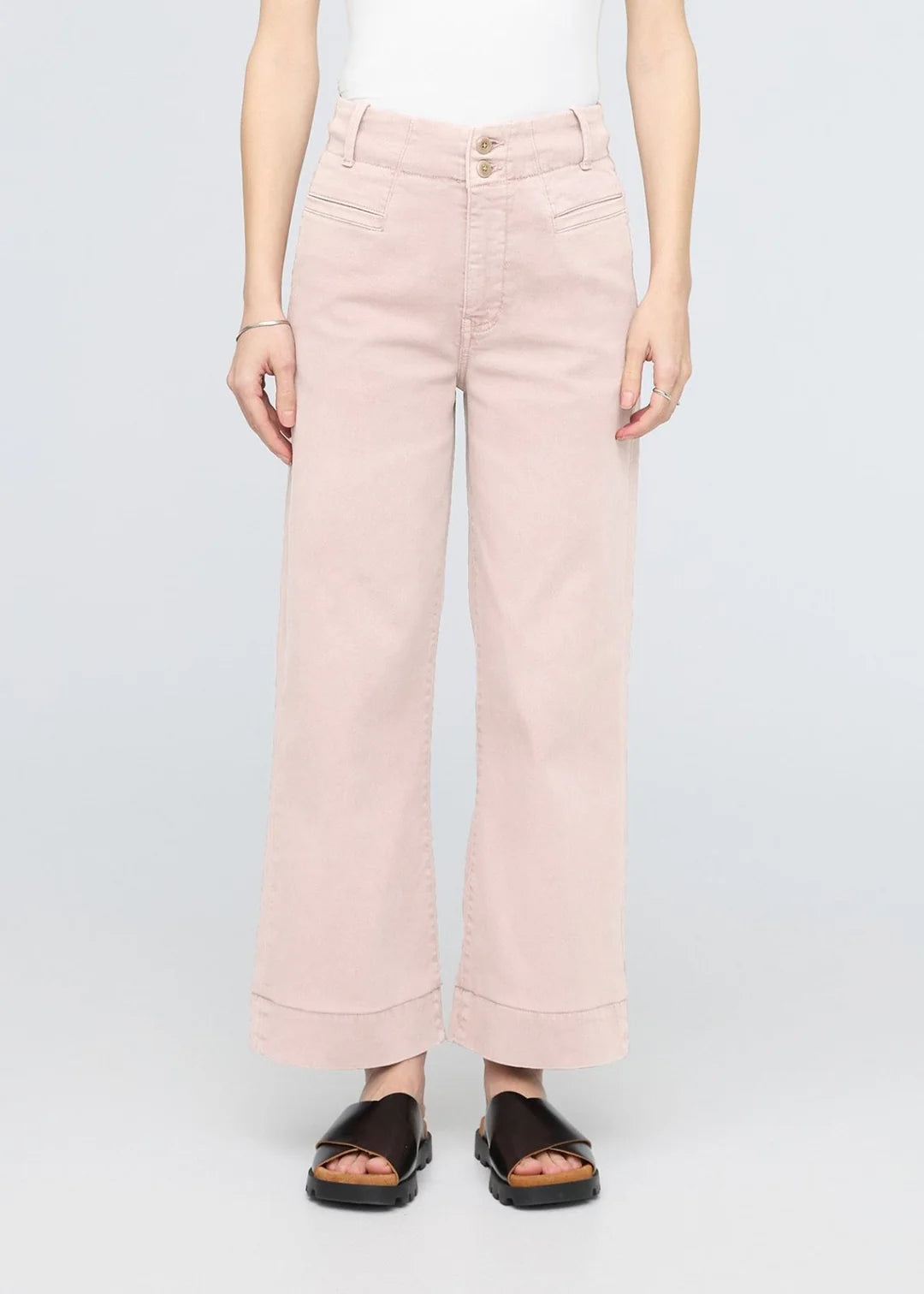 Duer LuxTwill High Rise Trouser - Womens Soft Rose / 27