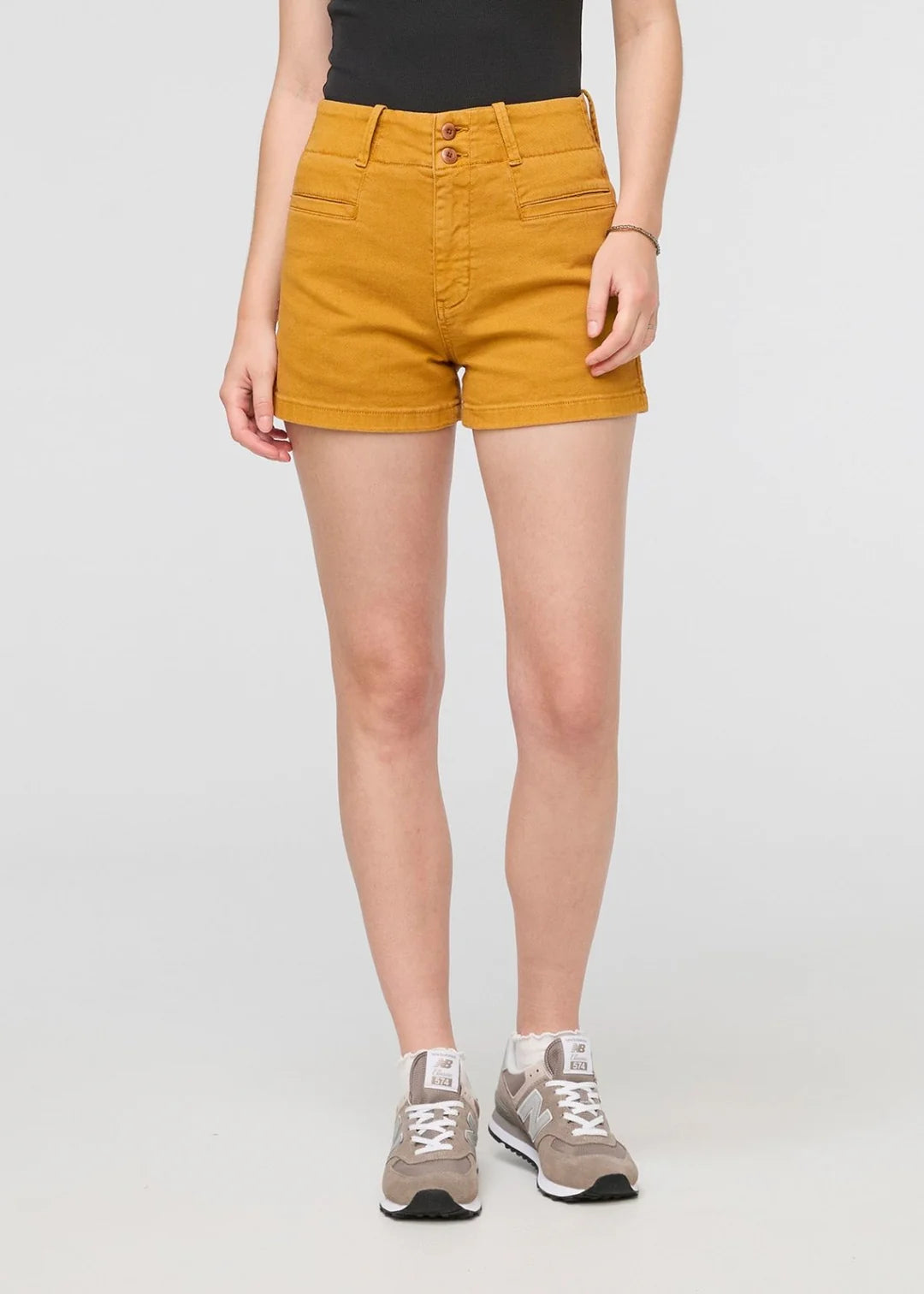 Duer LuxTwill High Rise Short - Womens Camel