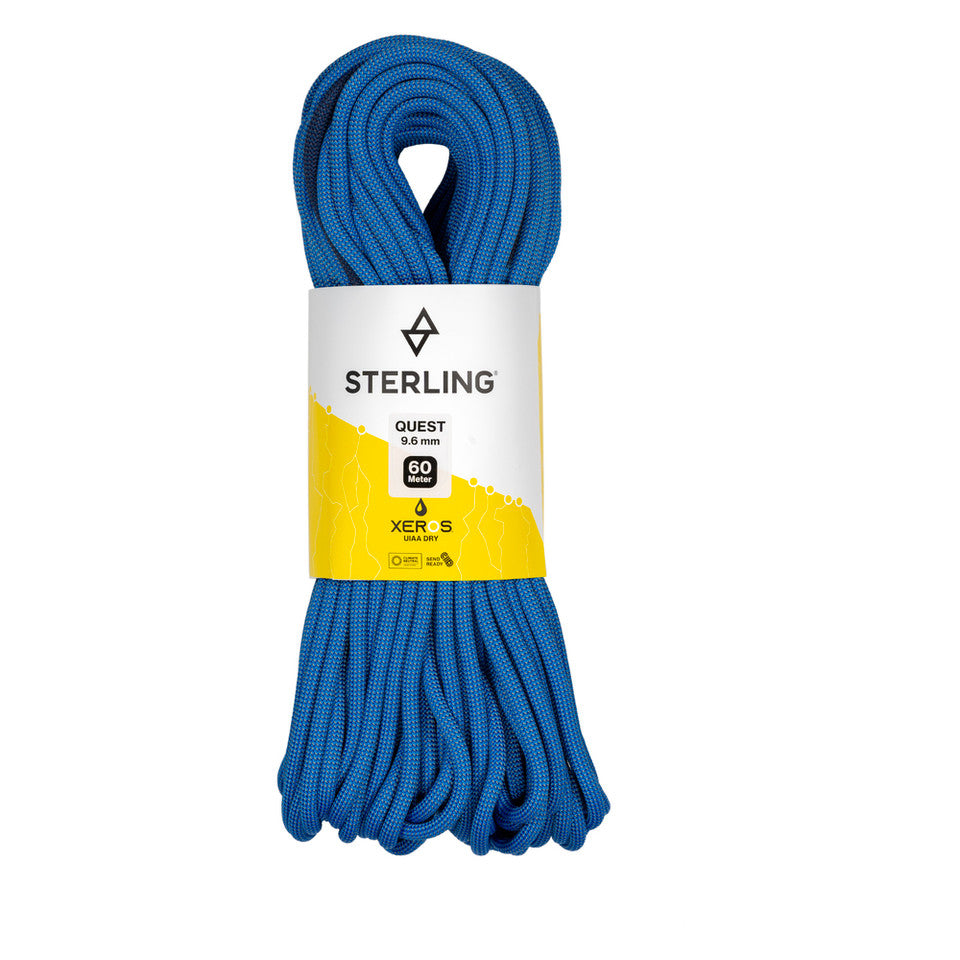 Sterling Rope 9.6mm Quest - Xeros Blue / 60M
