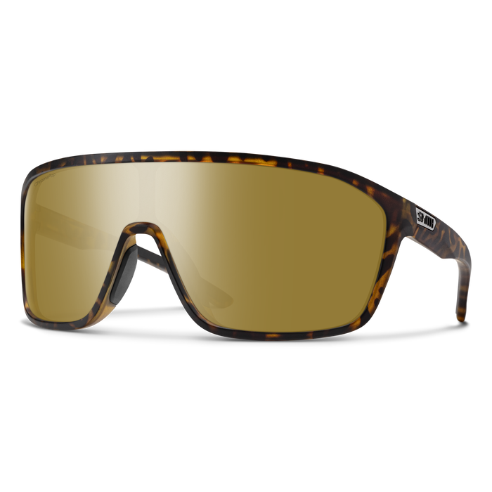 Smith Boomtown Matte Dark Tortoise | ChromaPop Polarized Bronze Mirror