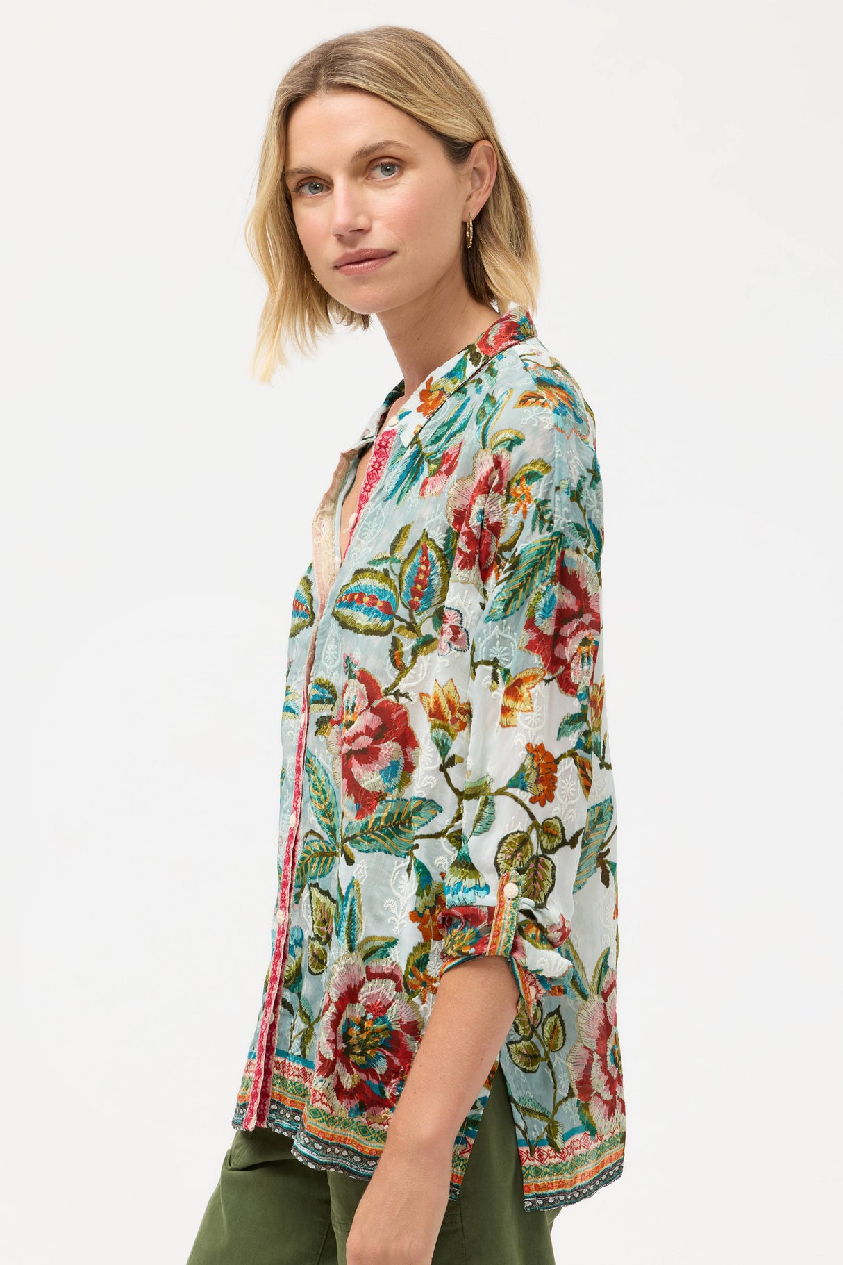 Johnny Was The Audrey Button Up Shirt - Womens