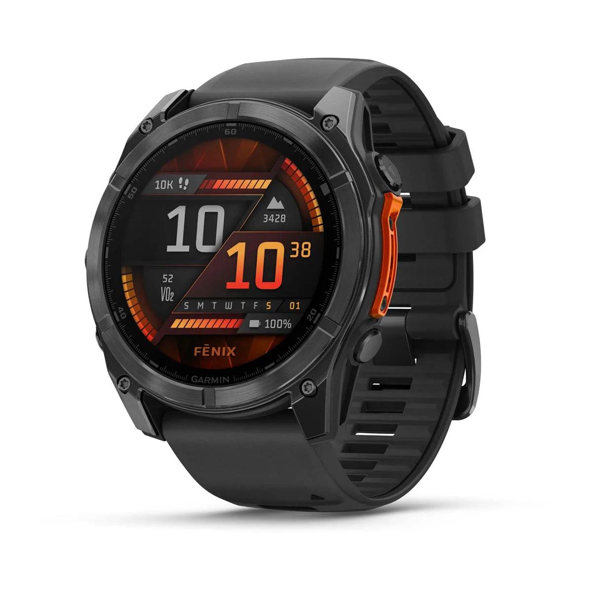 Garmin Fenix 8 51 Mm, Amoled, Slate Gray With Black Silicone Band SLATE GREY / 51MM