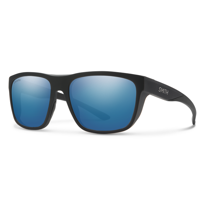Smith Barra Matte Black|Chromapop Polarized Blue Mirror