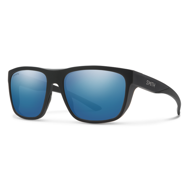 Smith Barra Matte Black|Chromapop Polarized Blue Mirror