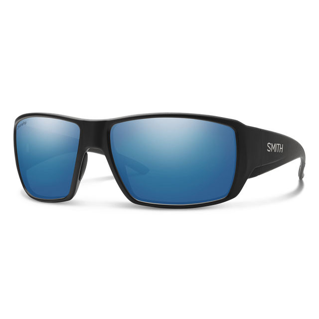 Smith Guides Choice Matte Black | Chromapop Polarized Blue Mirror