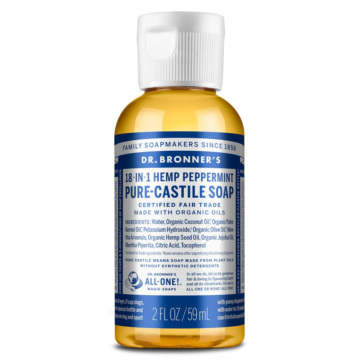Dr. Bronners Liquid Soap Peppermint