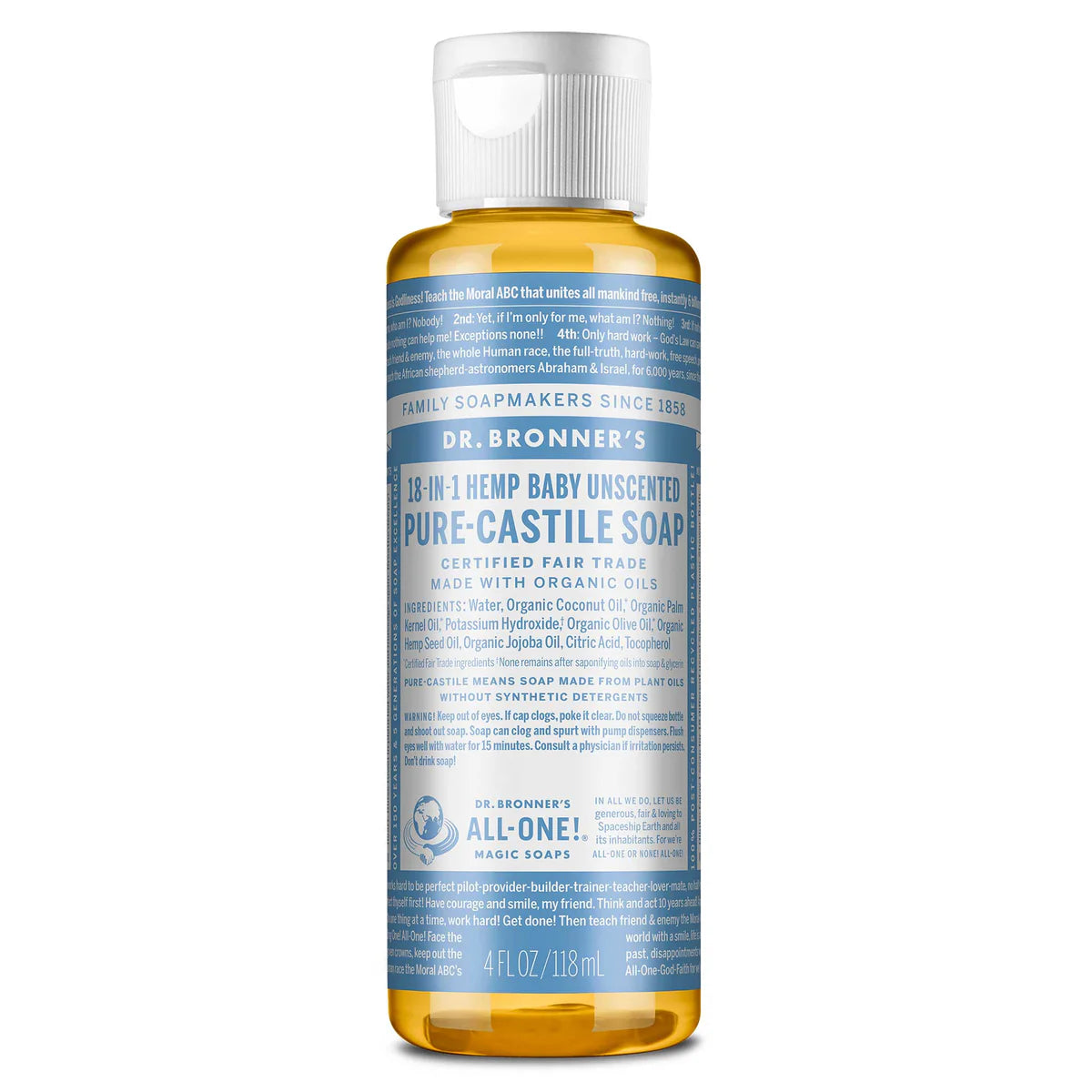 Dr. Bronners Liquid Soap Baby Mild