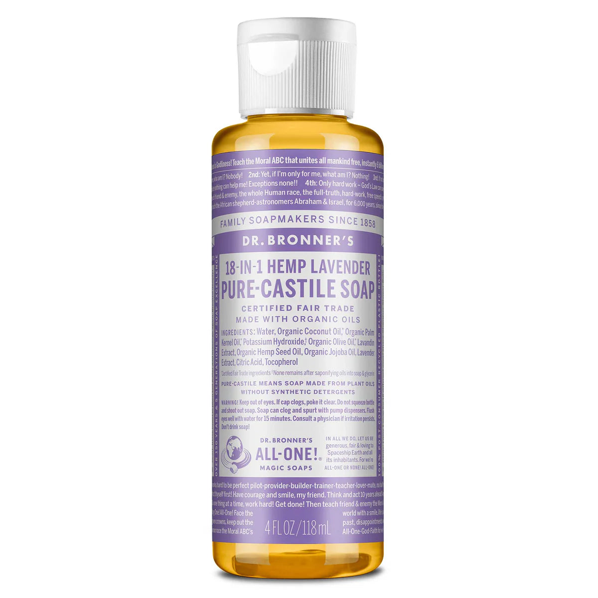 Dr. Bronners Liquid Soap Lavender