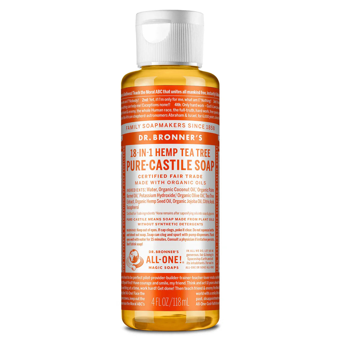 Dr. Bronners Liquid Soap Tea Tree