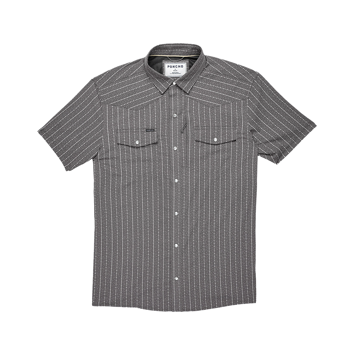 Poncho The Hondo - Mens Vertical tar Print / S