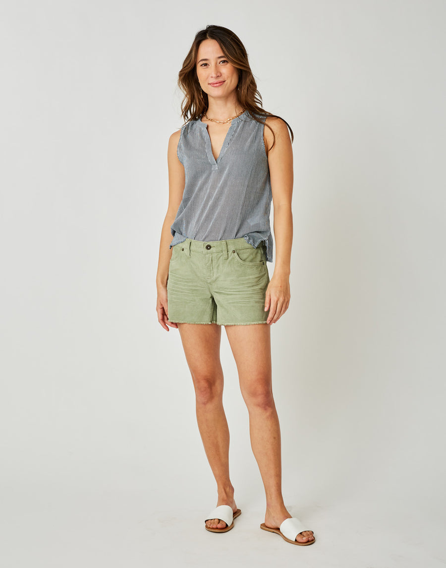 Carve Designs Oahu Cord Short 4 - Womens Olive / 4